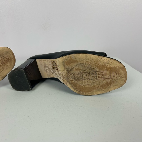 Karl Lagerfeld Paris Jensen Mule in Black Size 7.5 - Picture 7 of 12